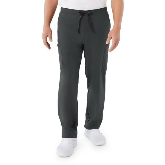 ave. Unisex Clinton Straight Leg Six Pocket Cargo Scrub Pant in Charcoal, XS Tall