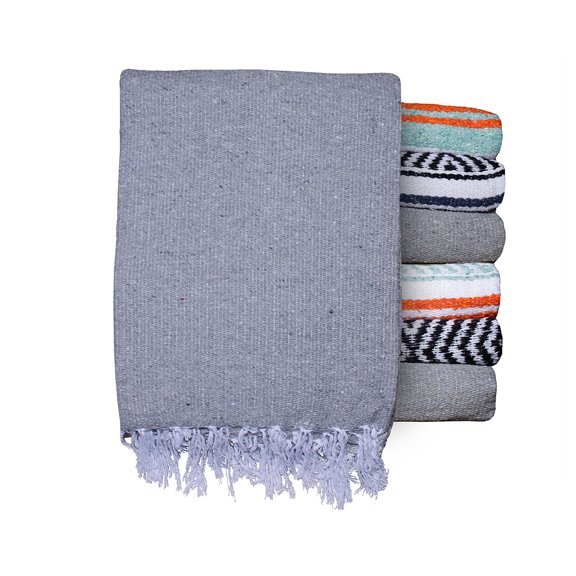 $averPak BodyForge & InsectGuard Permethrin Treated Insect Repellent Authentic Mexican Falsa Yoga Blanket - Includes 1 (Granite) Blanket