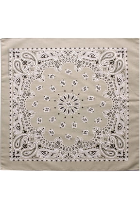 InsectGuard - Permethrin Treated Insect Repellent Bandana Face Mask Headband Paisley Beige