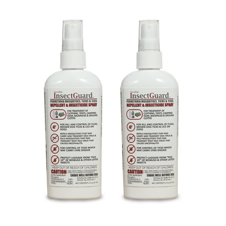 $averPak InsectGuard Permethrin Mosquitoes, Ticks and Flies Repellent & Insecticide Pump Spray (6oz) 2 Pack