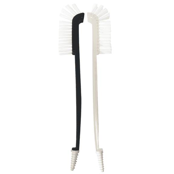 Avima Bottle Brush Set, Dual-Ended, BPA-Free, with Nipple Tip, Nylon Bristles, 2 Piece