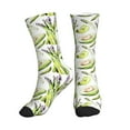 avocado Asparagus Womens Cute Crew Socks Casual Athletic Aesthetic