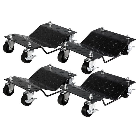 he avyDuty Car Dollies Set of 2/4,Car Wheel Dolly for Garage Moving Car,Vehicle Dolly for Moving Cars,Motorcycles,Disabled Units,Trucks,Dirt Bike,Trailers