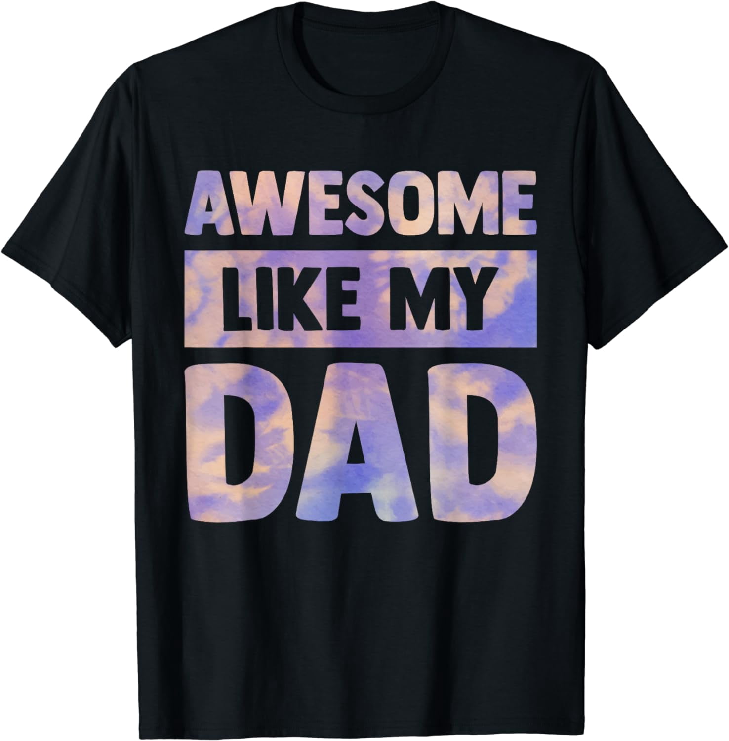 Awesome Like My Daughter Dad T-Shirt - Fathers Day Gift Tee, Men's Graphic Shirt, Black, Large - View #7