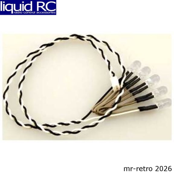 Axial 5 LED Light String White, AXIC4256