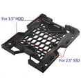 thumbnail image 1 of axGear 2.5 / 3.5 to 5.25 Drive Bay Computer Case Adapter HDD Mounting Bracket SSD, 1 of 8