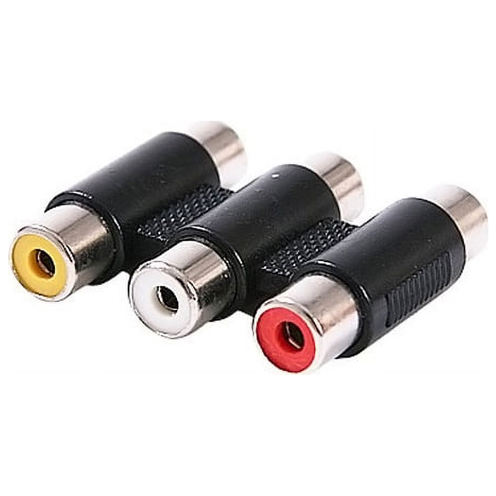 axGear 3 RCA Female to Female F/F Video Connector Converter Adapter for ...