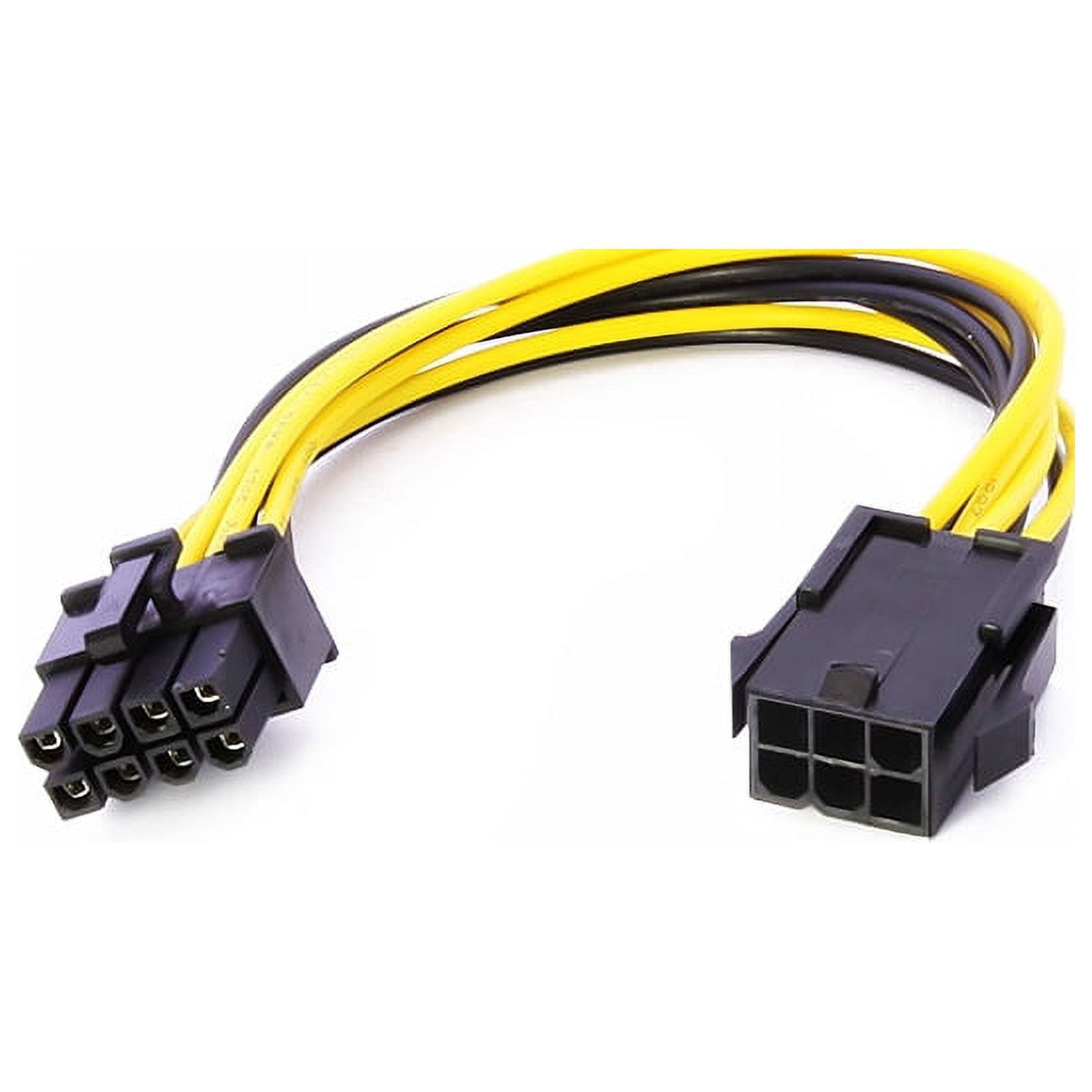 axGear 6 Pin to 8 Pin PCI Express PCIE Video Card Power Adapter