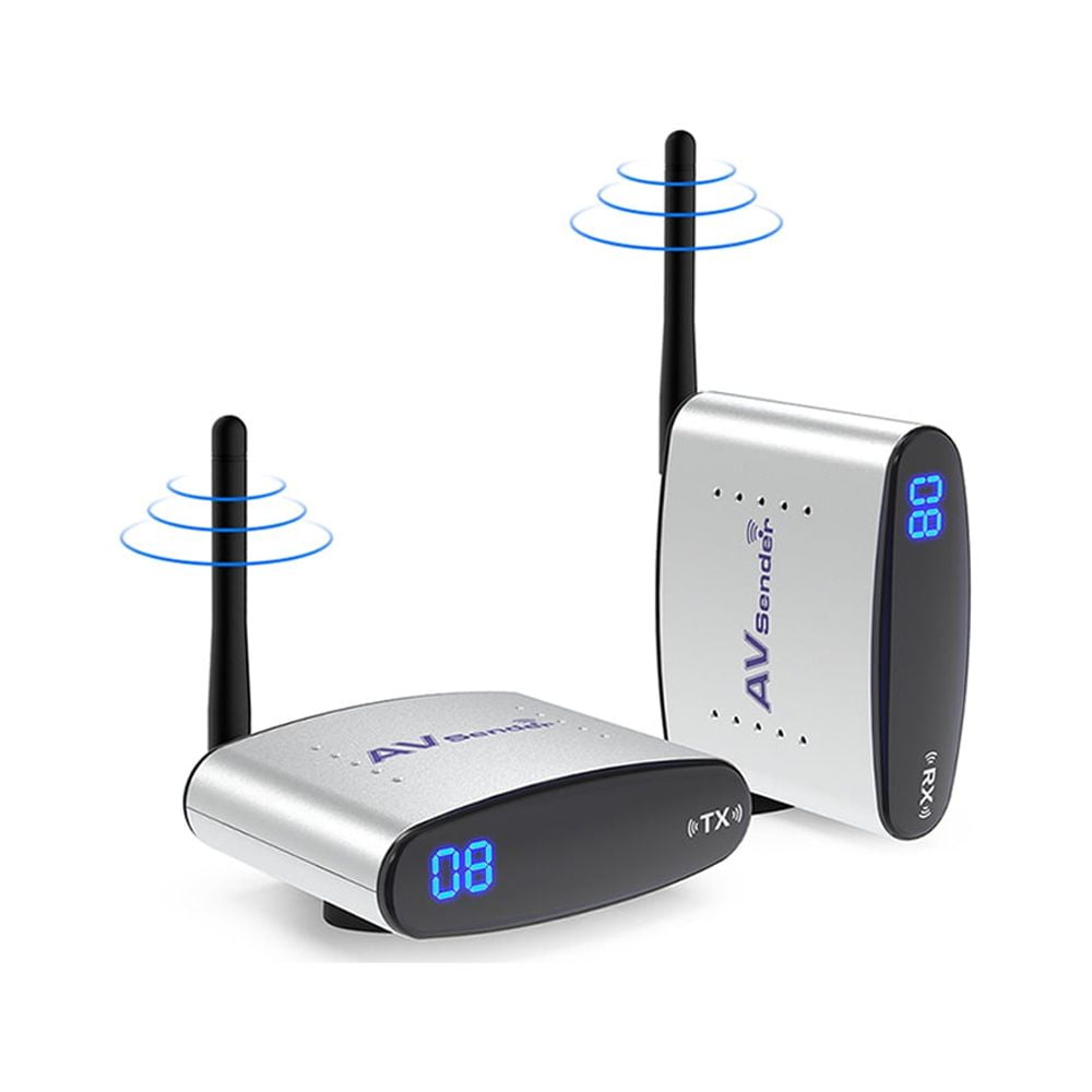 axGear AV Transmitter Wireless Video Audio Sender Receiver IR Remote 2.4G 