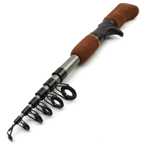 axGear Adjustable Telescopic Fishing Rod Fishing Tackle Rotating Spinning Extendable