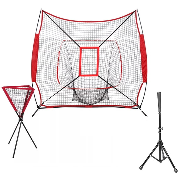axGear Baseball Net Softball Hitting Pitching Backstop Practice Batting Tee Carrier
