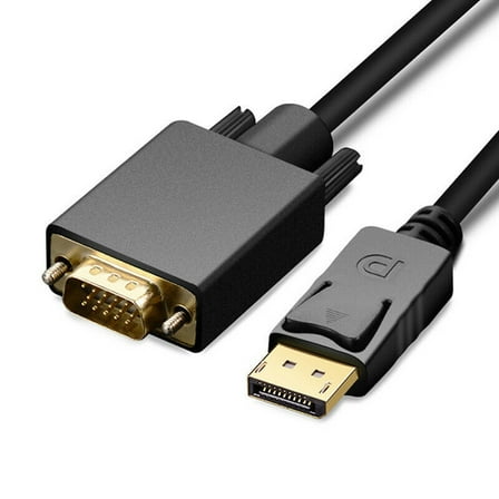 axGear Displayport to VGA DP To VGA Adapter Converter Monitor Display Cable 6Ft