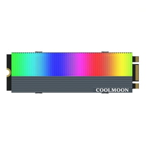 axGear Heatsink for M.2 and PCI-E NVME SSD 2280 ARGB Solid State Disk Radiator