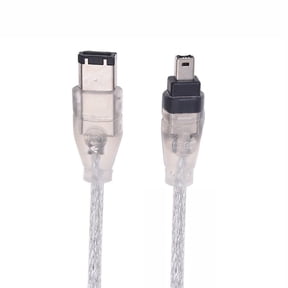 axGear IEEE Firewire 1394 Cable 4 Pin to 6 Pin 4-6 Pin link Cable Wire 2.5 Ft
