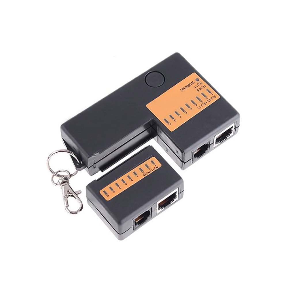 axGear Mini Network Ethernet Test Lan Cable RJ45 RJ11 Cat5e Cat6 Tester Pocket Size