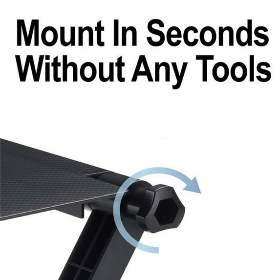 axGear Monitor TV Top Rack Accessory Set-top Box Holder Bracket Shelf for Storage