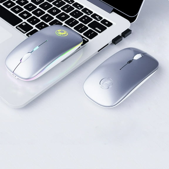 axGear Mouse Wireless Computer Bluetooth 5.0 USB Rechargeable Silent Ergonomic Mice