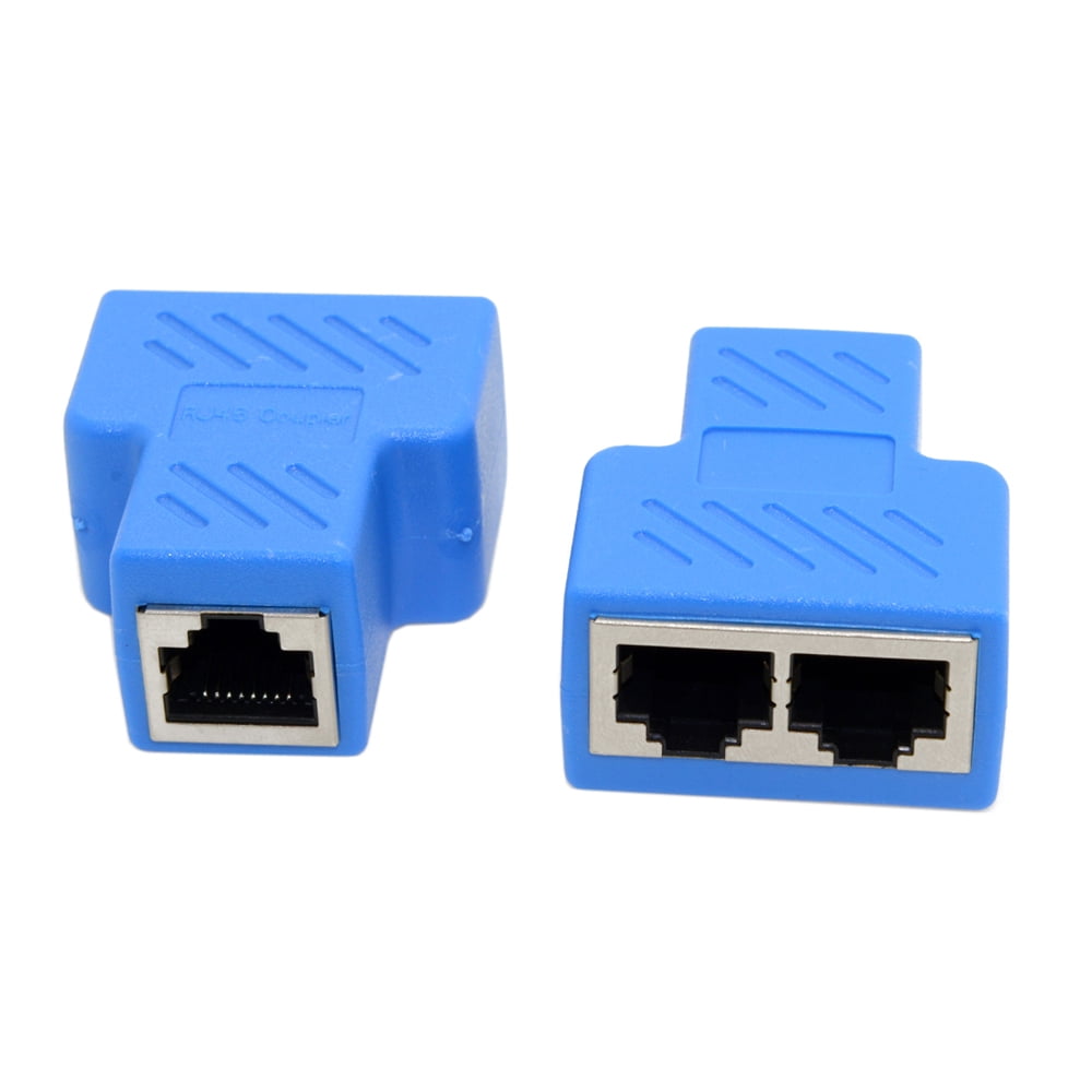 SinLoon RJ45 Network Splitter Adapter Gigabit, 1000Mbps Ethernet Cable