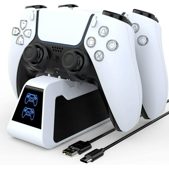 axGear PS5 Controller Charger for Playstation 5 DualSense Fast Charging