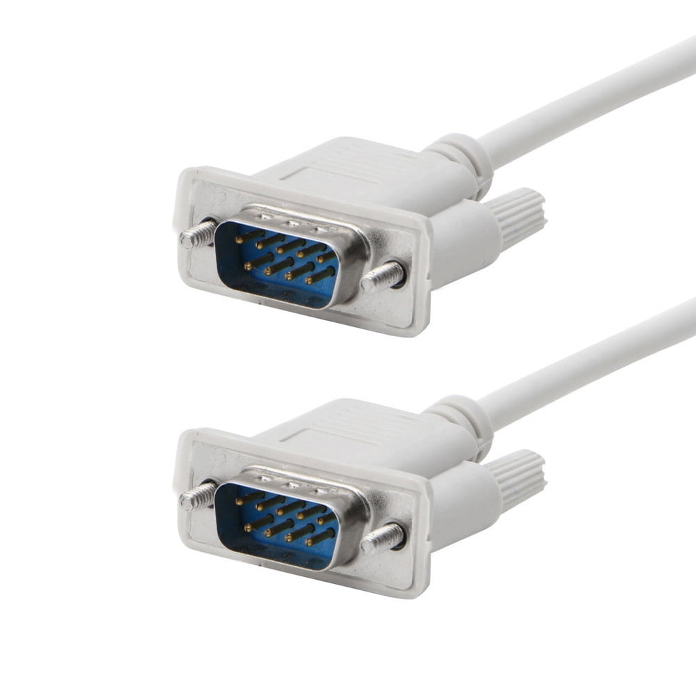 axGear Serial Cable Male to Male DB9 9 Pin RS232 MM COM Port Wire