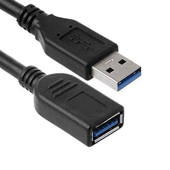axGear USB 3.0 Extension Cable Male to Female M/F 10Ft 3M Super Speed Data Wire Cord