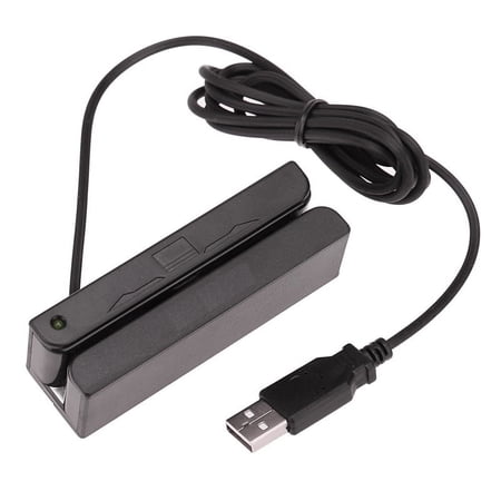 axGear USB 3-Track Magnetic Stripe Card Reader Encoder Credit Card Magstripe