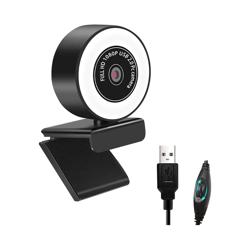 axGear Webcam for PC Streaming HD 1080P Video Record with Microphone ...