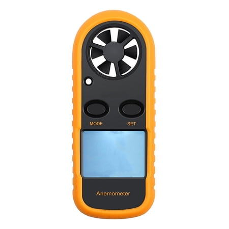 axGear Wind Meter Handheld Digital Anemometers Air Flow Meter Thermometer