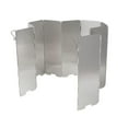 thumbnail image 1 of axGear Wind Shield Outdoor Camping Stove Wind Screen Aluminum Foldable 10 Plates, 1 of 8