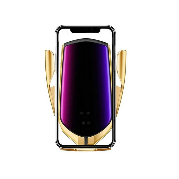 axGear Wireless Car Charger Holder Mount Luxury Auto-Clamping Qi Fast Charging Sensor