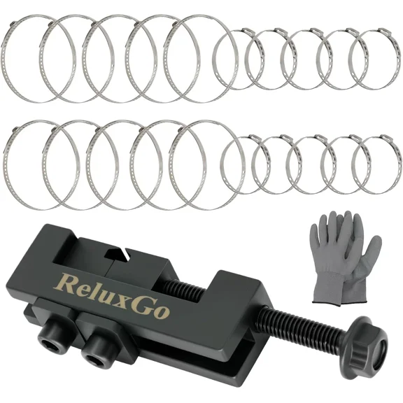 axle boot clamp tool, with 20 PCS 304 Stainless Steel Single Ear Hose Clamp,...