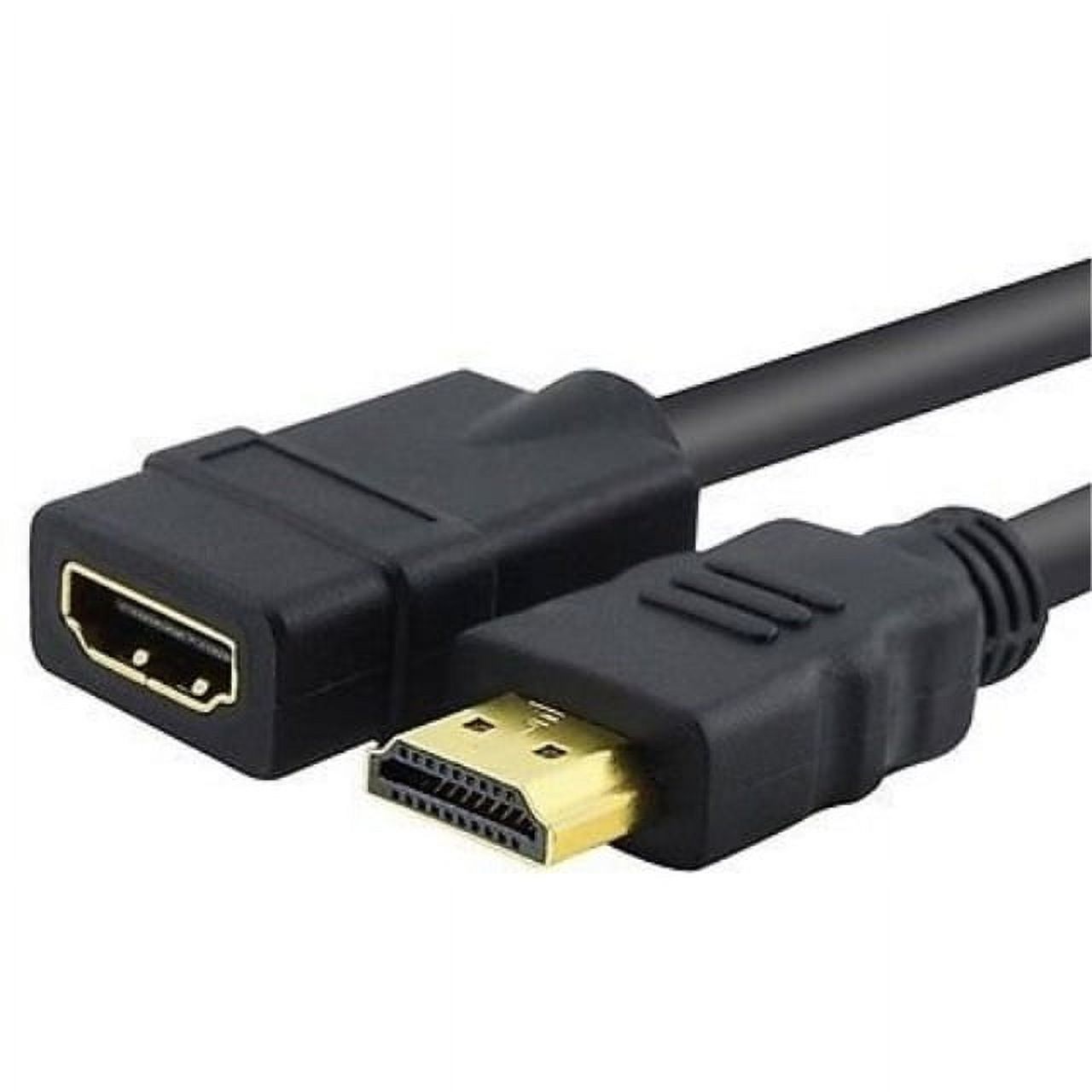 CablesOnline 1 Ft. High-Speed HDMI Cable – 24AWG CL2, Black (HH-2801N)