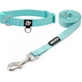 thumbnail image 1 of azuza Dog Collar and Leash Set Nylon Collar Leash for Small Medium and Large Dogs, 1 of 7