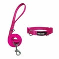 azuza Dog Collar and Leash Set Nylon Collar Leash for Small Medium and