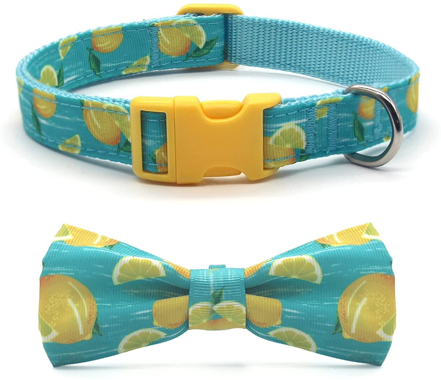 azuza Dog Collar with Bow Soft & Comfy Bowtie Dog Collar for Small Medium Large Dogs