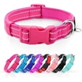 thumbnail image 1 of azuza Reflective Dog Collar Super Soft Neoprene Padded Dog Collars with ID Tag Ring for Small Medium Large Dogs, 1 of 7