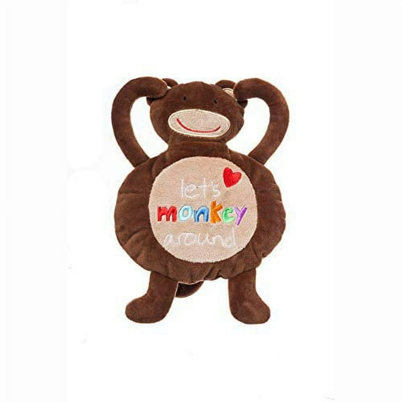 b. Boutique Morty The Monkey Snuggle Buddy Plush Stuffed Animal, 6x9