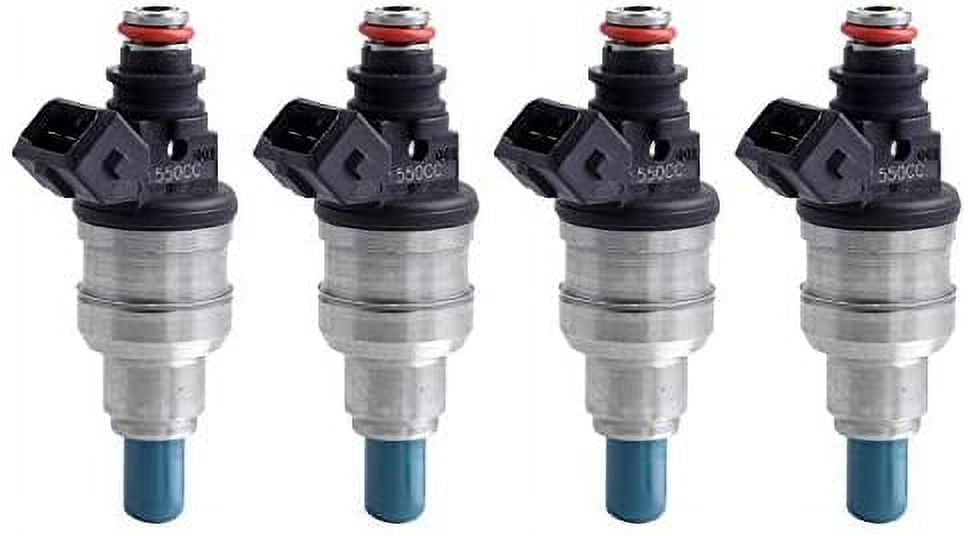 Fuel Injectors ECCPP Performance 4pcs 2 Hole Fuel Injector Kits 4G63T