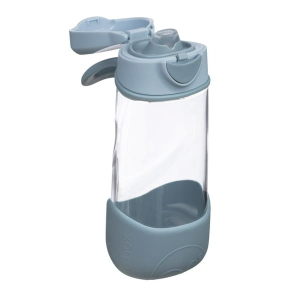 b.box 15 oz Sport Spout Kids Water Bottle for School, Sports, Travel, Daycare. Leakproof, Spill Proof, Dishwasher Safe. Easy Grip Triangle Shape, Durable Tritan Material. BPA Free.