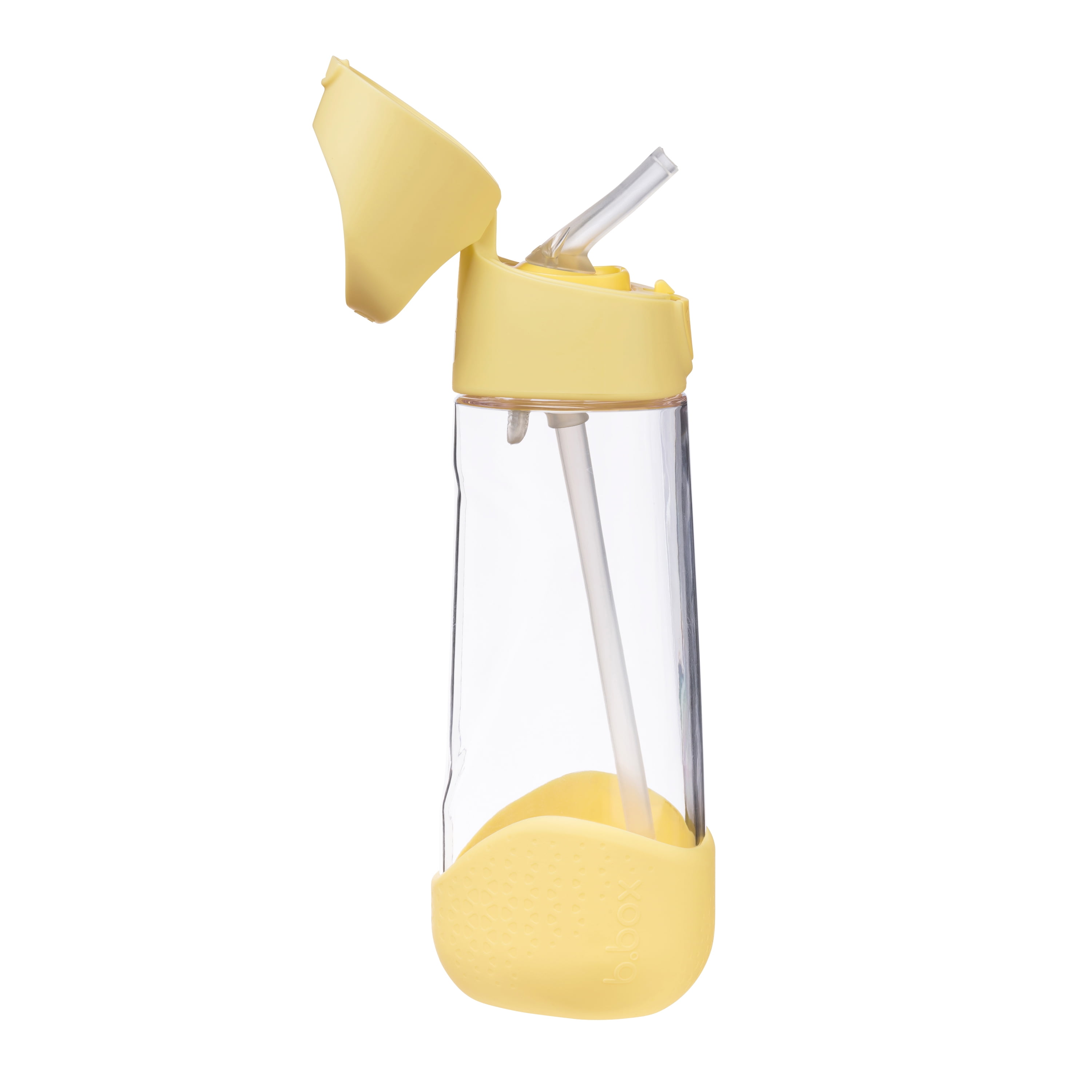 b.box 20 oz Tritan Drink Bottle: Kids Water Bottle with Straw and Lid for School, Sports, Travel, Daycare. Spill Proof & Leak Proof. Easy Grip Triangle Shape. BPA Free, Dishwasher Safe.