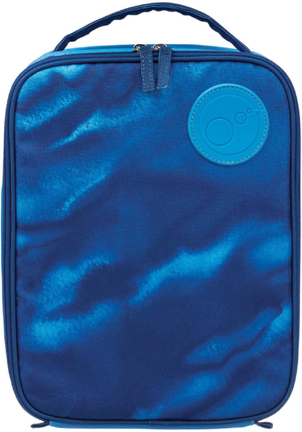b.box Insulated Lunch Bag: Durable, Jumbo Thermal Tote. Fits Oversized Lunch Kids Bag. Toddler's School Pouch. Machine Washable, Eco-Friendly. Made from Recycled Materials (Deep Blue)