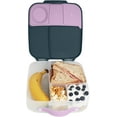 thumbnail image 1 of b.box Lunch Box for Kids w/ 4 Compartments (2 Leak Proof), w/ Gel Pack (8½ Cup, Indigo Pink), 1 of 7