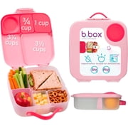 b.box Large Lunch Box for Kids, Bento Box with Ice Pack, Leakproof - Flamingo Fizz