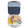 thumbnail image 1 of b.box Lunch Box for Kids w/ 4 Compartments (2 Leak Proof), w/ Gel Pack (8½ Cup, Midnight), 1 of 7