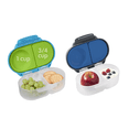 thumbnail image 1 of b.box Snack Box 2 Pack - Leak Proof Mini Bento Box for Kids, BPA Free, Ages 4m+ 1.75 Cup Each (Ocean Blue + Slate), 1 of 10