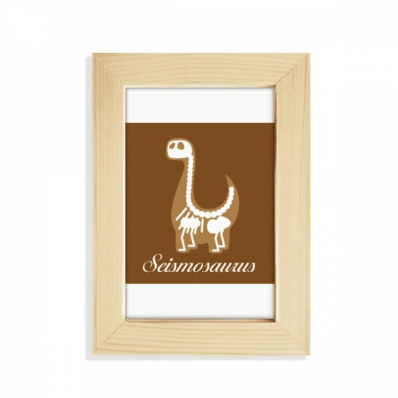 b dinosaur diplodocus art deco fashion desktop display photo frame picture art painting 5x7 inch