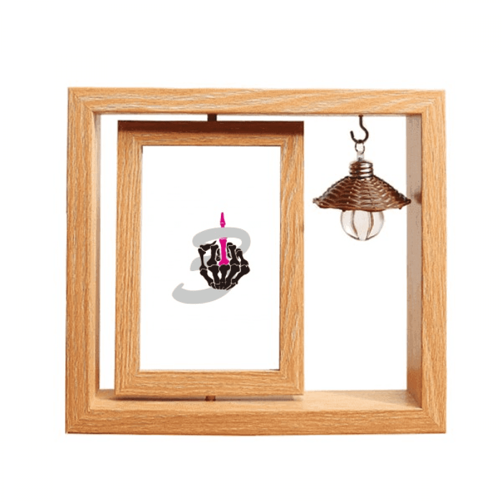 b finger emotion Wooden Rotating Picture Photo Frame 4x6 - Walmart.com