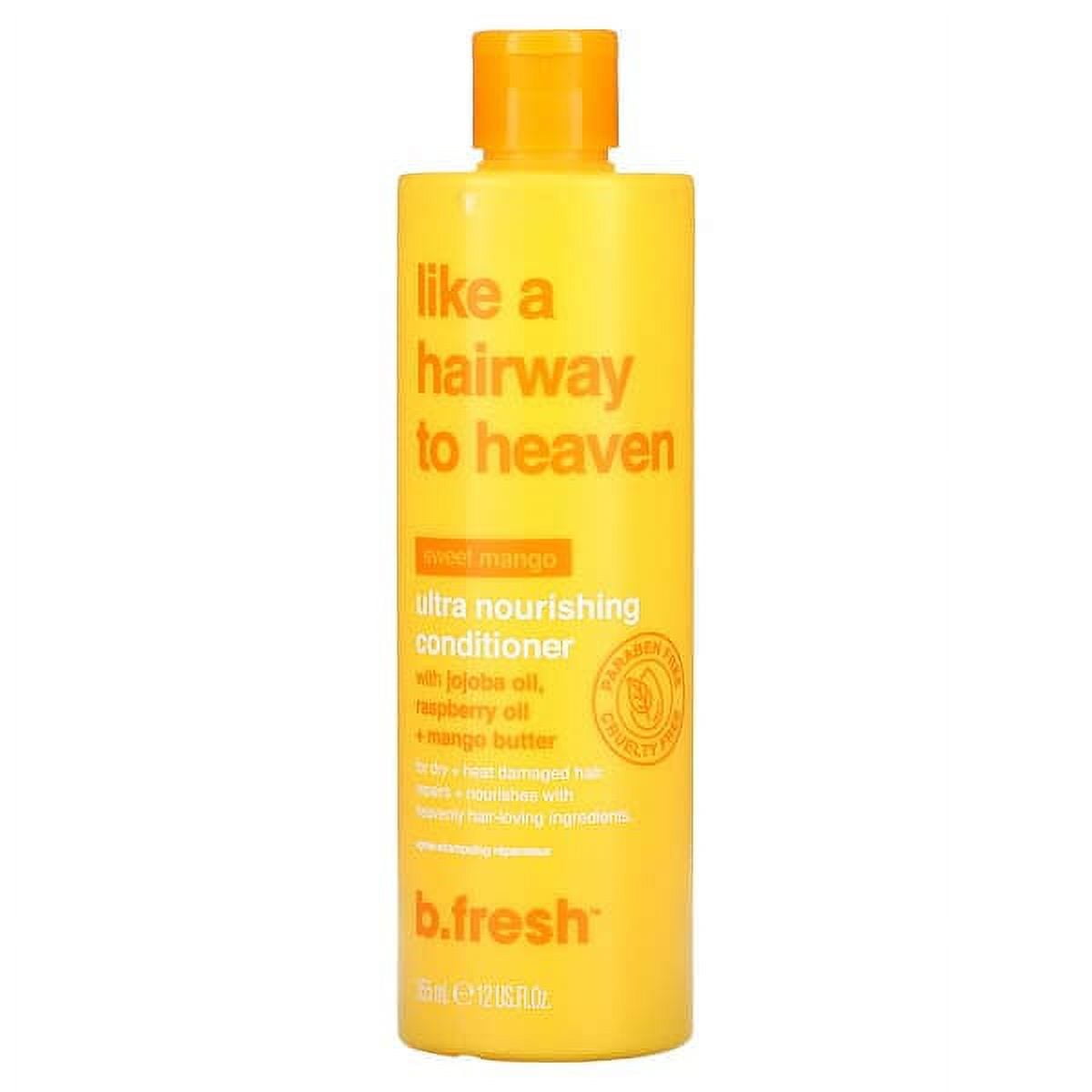 b.fresh, Like A Hairway to Heaven, Ultra Nourishing Conditioner, For Dry + Heat Damaged Hair, Sweet Mango, 12 fl oz