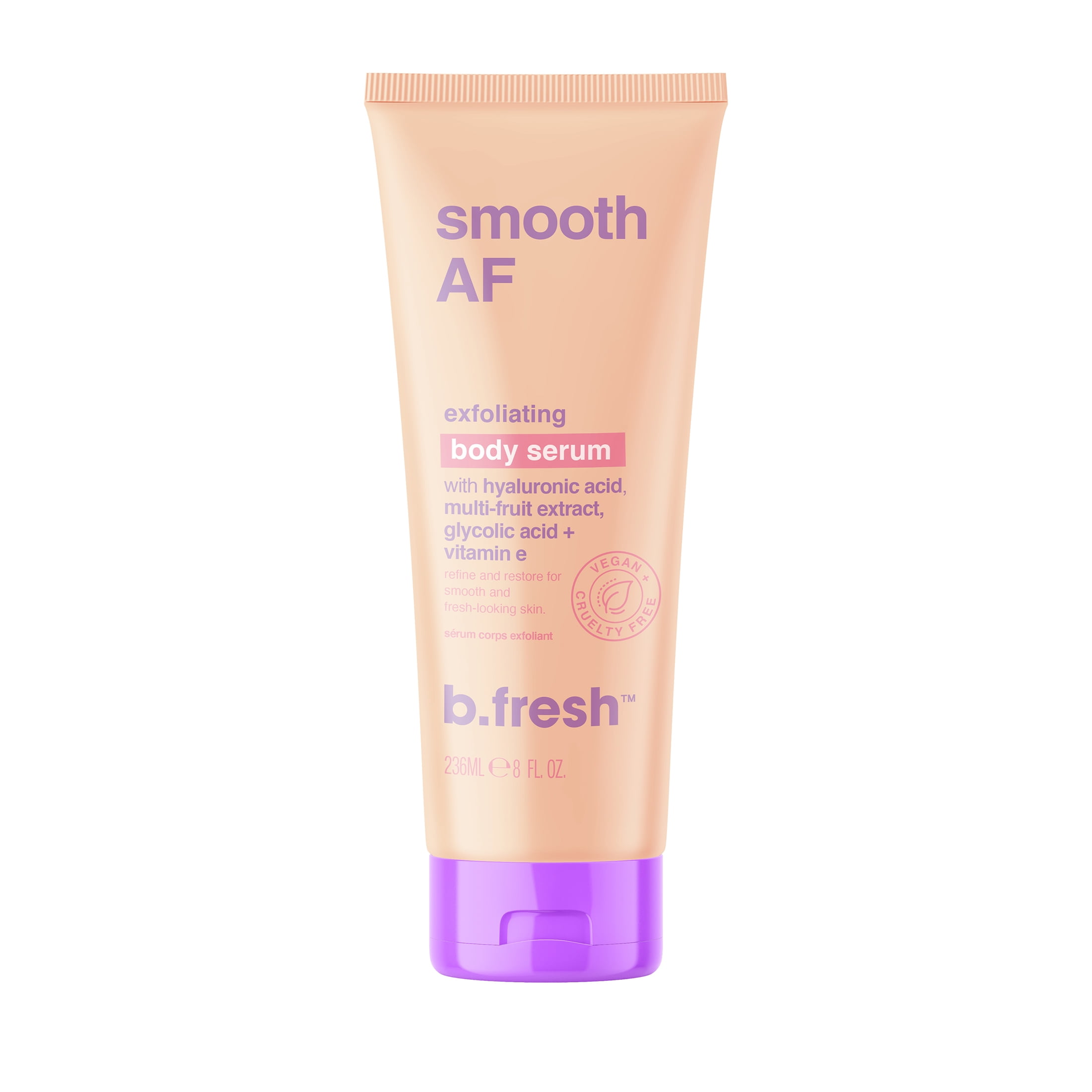 b.fresh smooth AF - exfoliating body serum, 8 fl oz