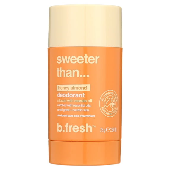 b.fresh sweeter than... honey almond - deodorant, 2.64 oz